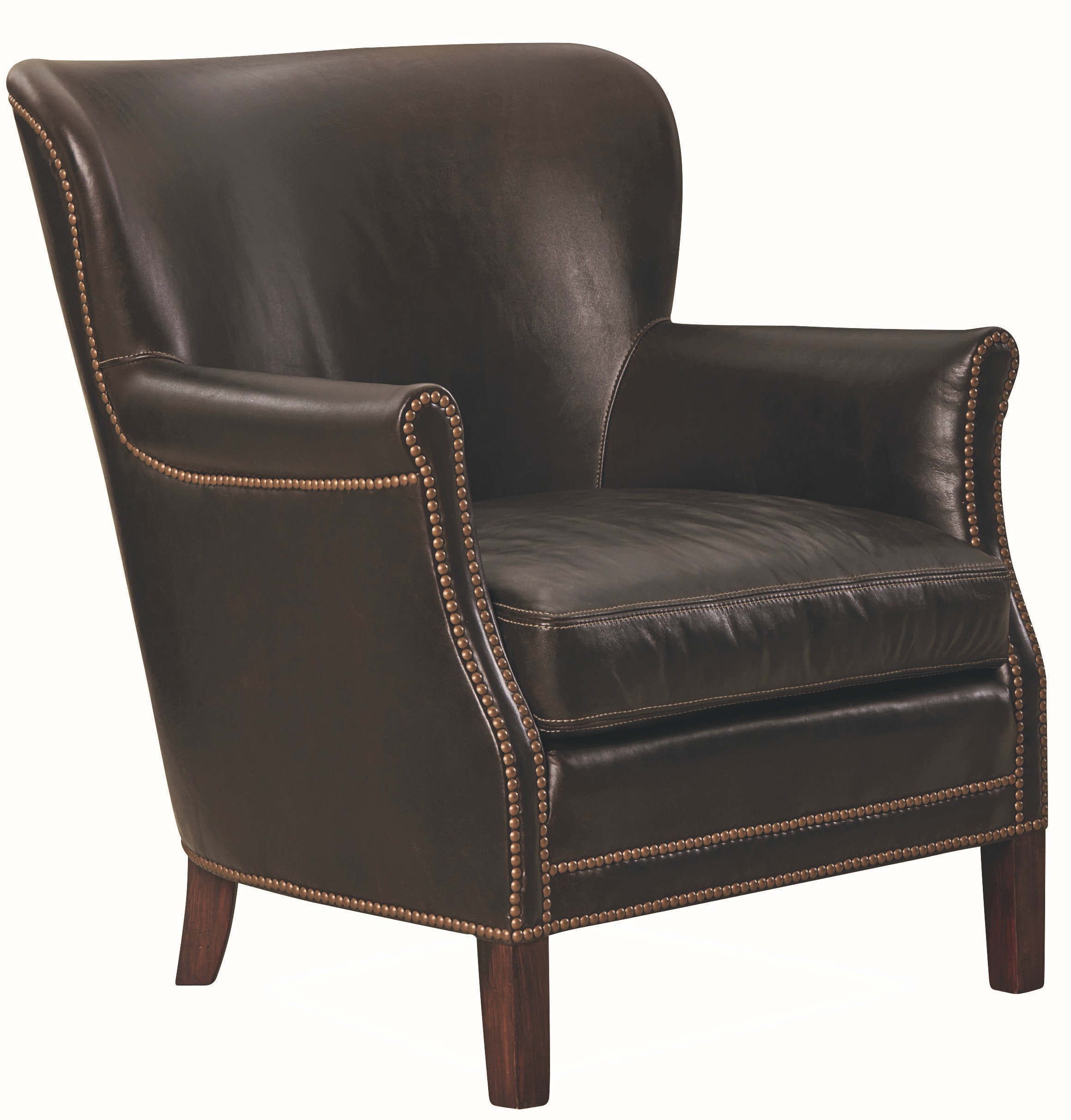 Lee Industries Living Room Leather Chair L1347-01 - Klingman's