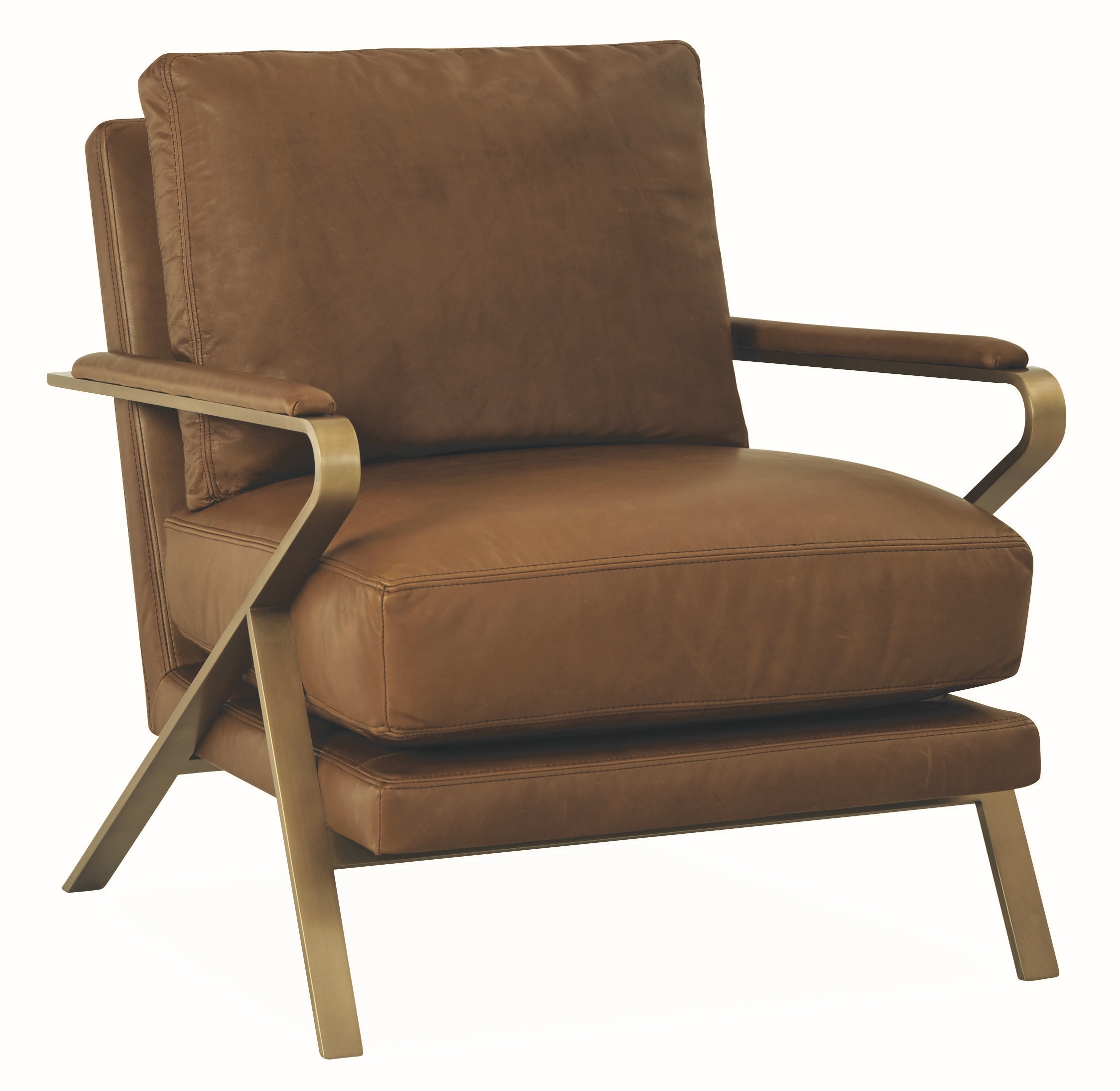 Lee Industries Living Room Leather Chair L1999-01 - Klingman's