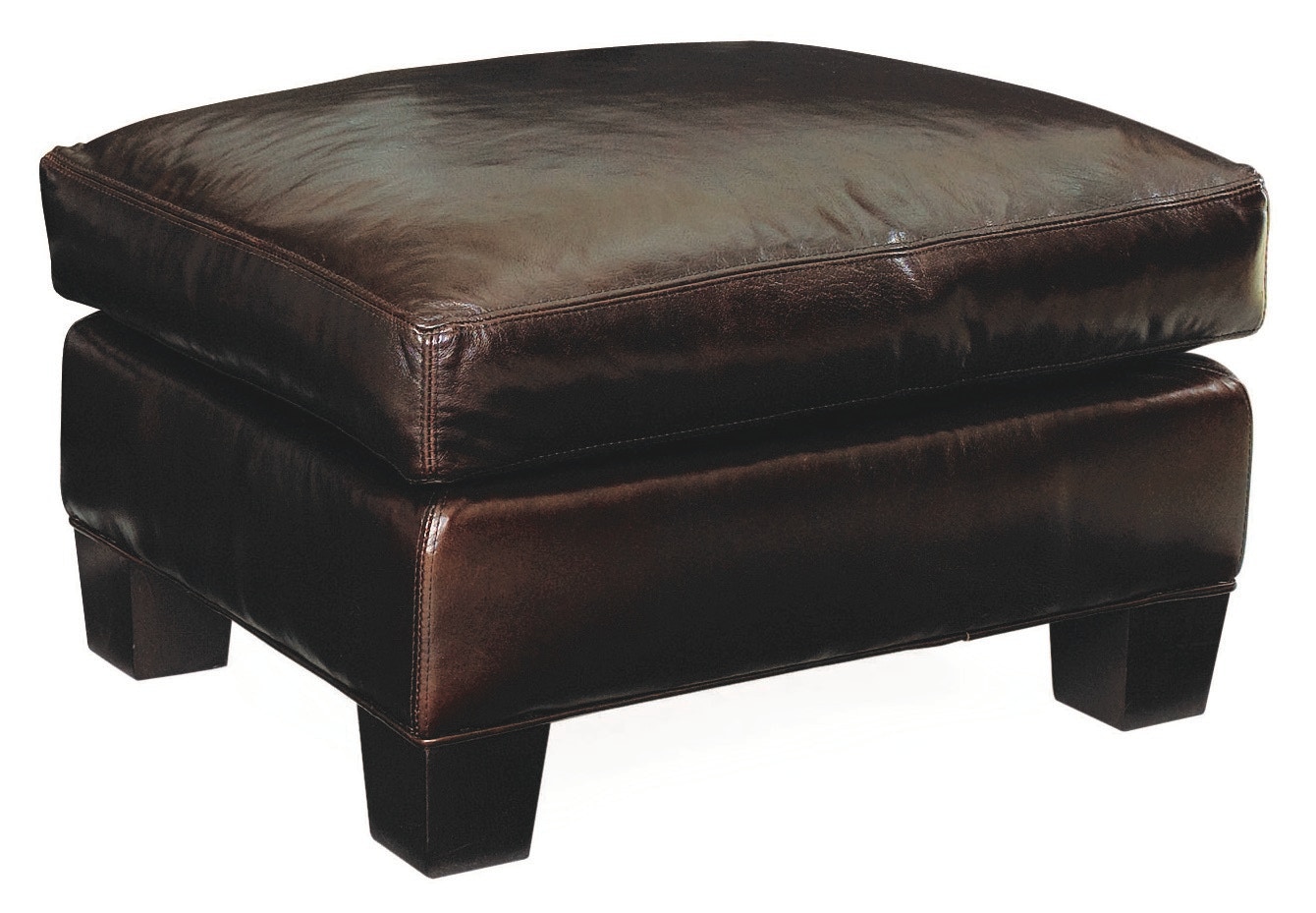  Leather Ottoman 