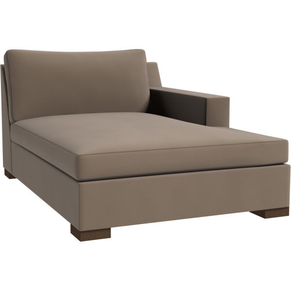 Single discount arm chaise