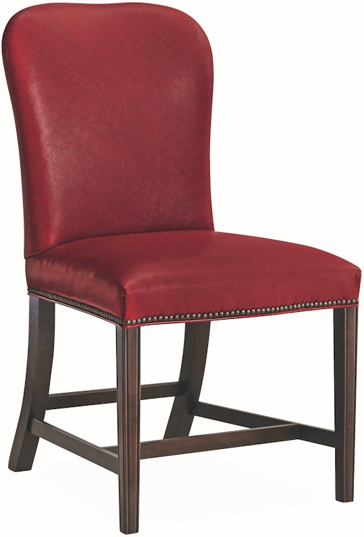 Lee Industries Dining Room Leather Dining Chair L5583 01 Meg Brown Home Furnishings Advance