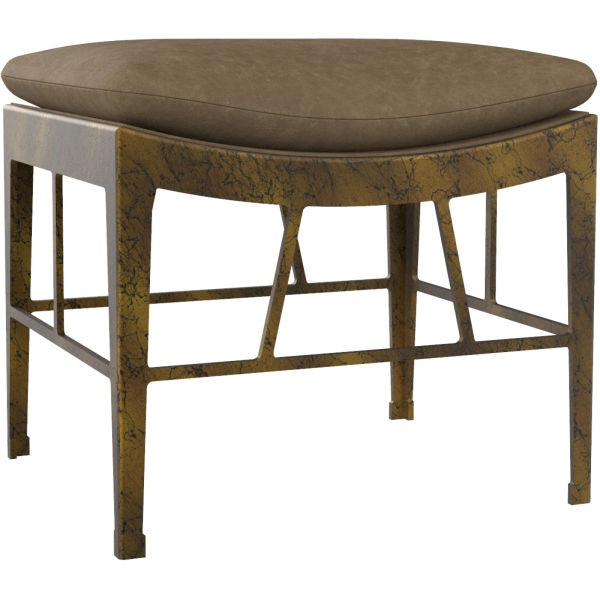 Lee Industries Living Room Leather Bench L965500 Klingman's