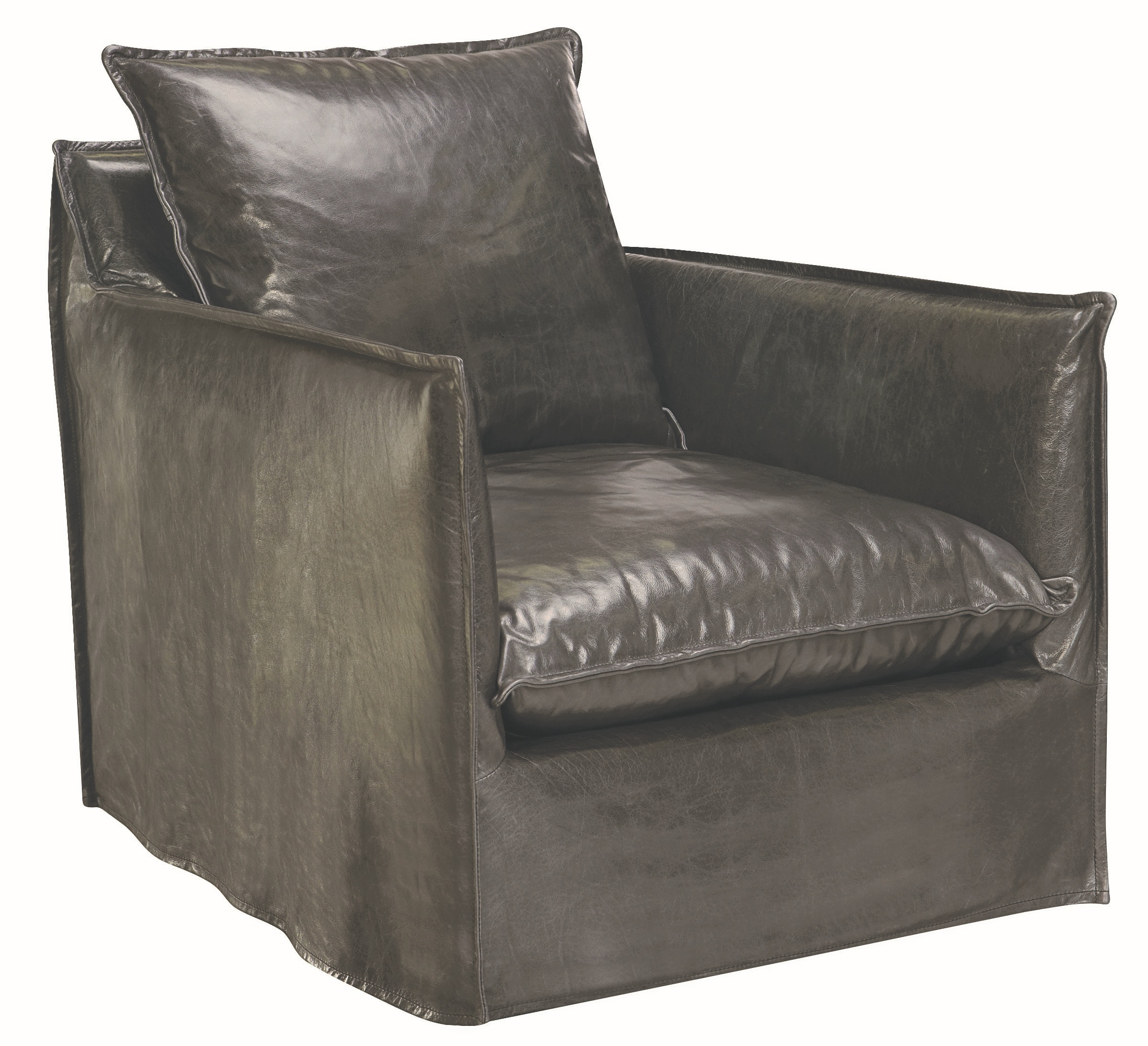 lee industries leather chair