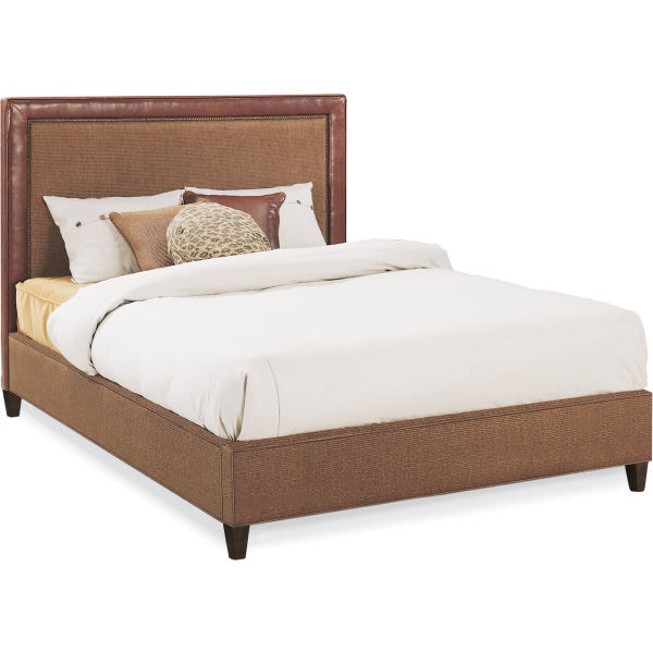  Square Headboard With Rails - Full Size 