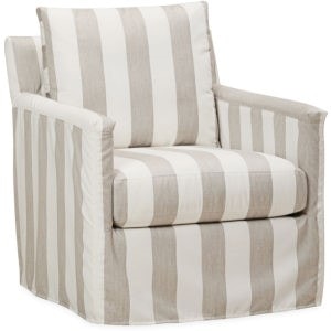  Seaside Outdoor Slipcovered Swivel Glider 