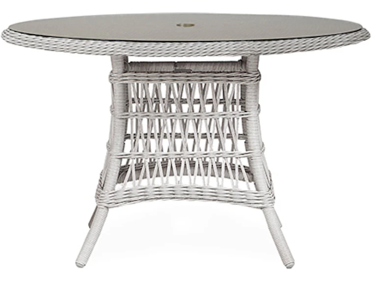 lloyd flanders patio umbrella Teak Outdoor 86110" Double Butterfly Leaf Dining Table Crafted using the original Lloyd Loom wicker technique over a durable Largo Swivel Chat Groups by