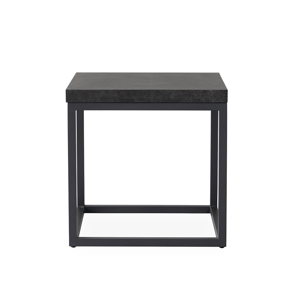 Lloyd Flanders 20 Inch Square End Table in Matte Anthracite 486443
