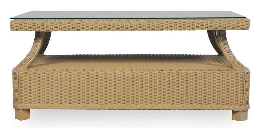 Lloyd Flanders 43 Inch Rectangular Cocktail Table 15952