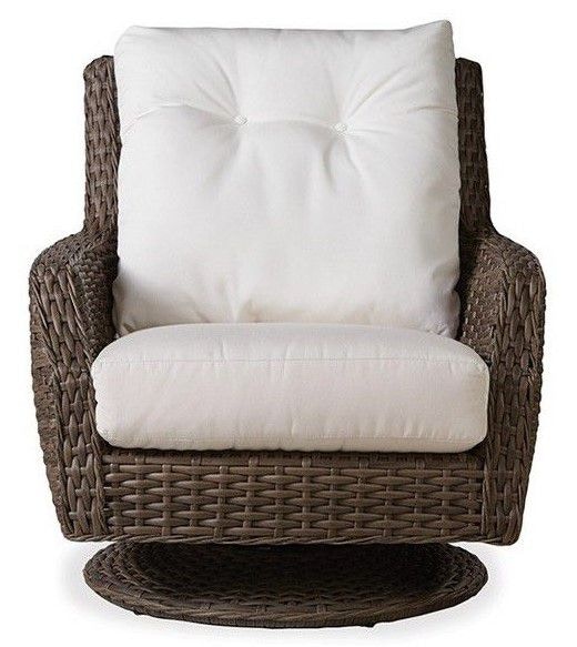 Lloyd Flanders Outdoor/Patio Largo High Back Swivel Rocker Lounge Chair ...