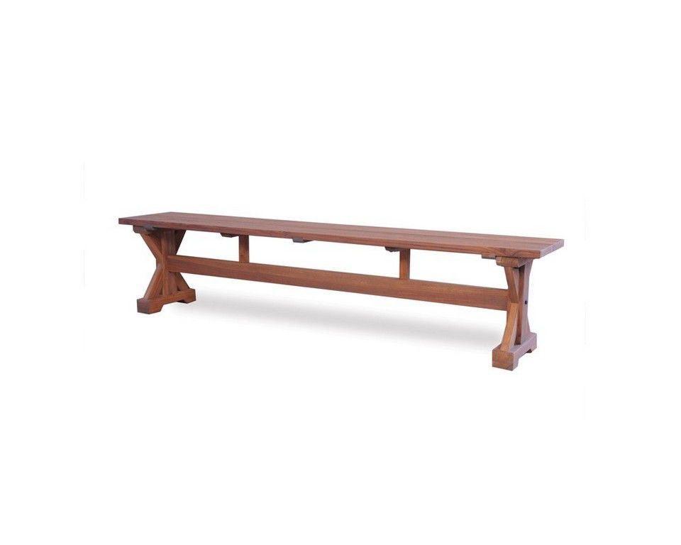 Lloyd Flanders Outdoor Patio 78 Dining Bench 286127 Silk