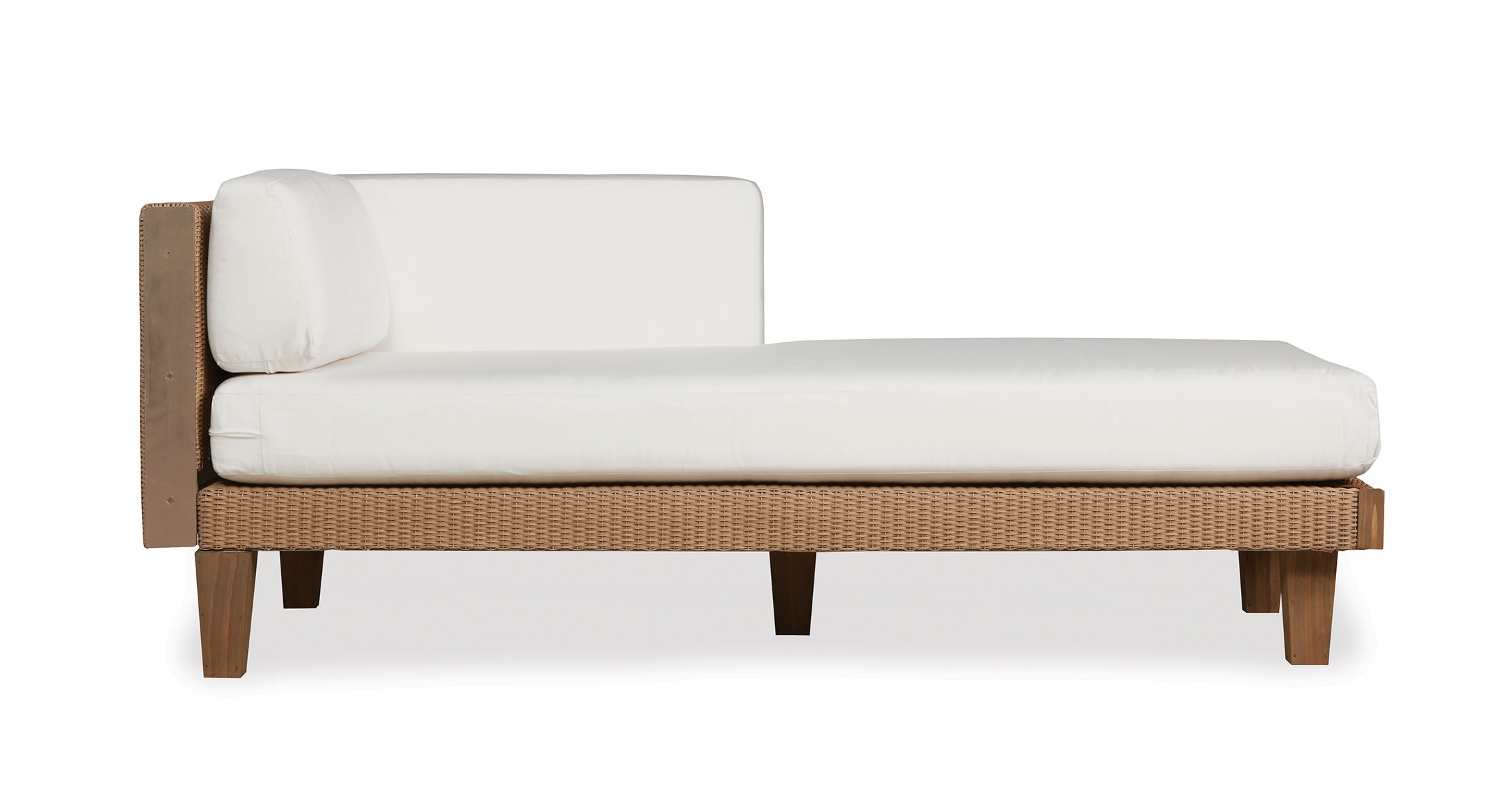 outdoor right arm chaise lounge