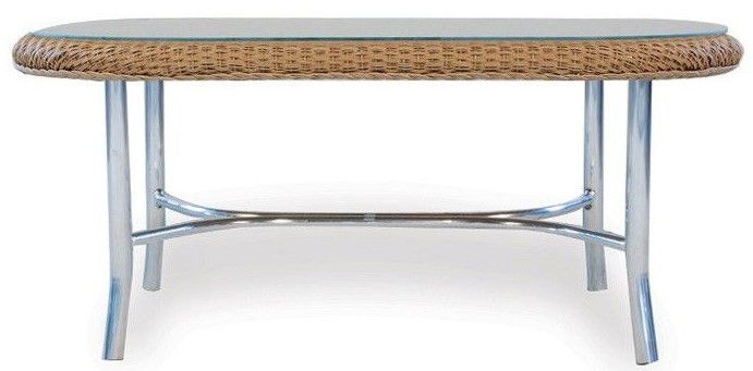 Lloyd Flanders 43 Inch Oval Cocktail Table 86147