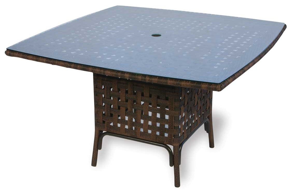 lloyd flanders patio umbrella Loom 49" Round Dining Table Lloyd Flanders vinyl furniture is made with 100% virgin vinyl and has no added filler Lloyd Flanders Outdoor Furniture Haven