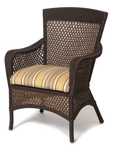Lloyd Flanders Outdoor Patio Dining Armchair 71301 Silk Greenery