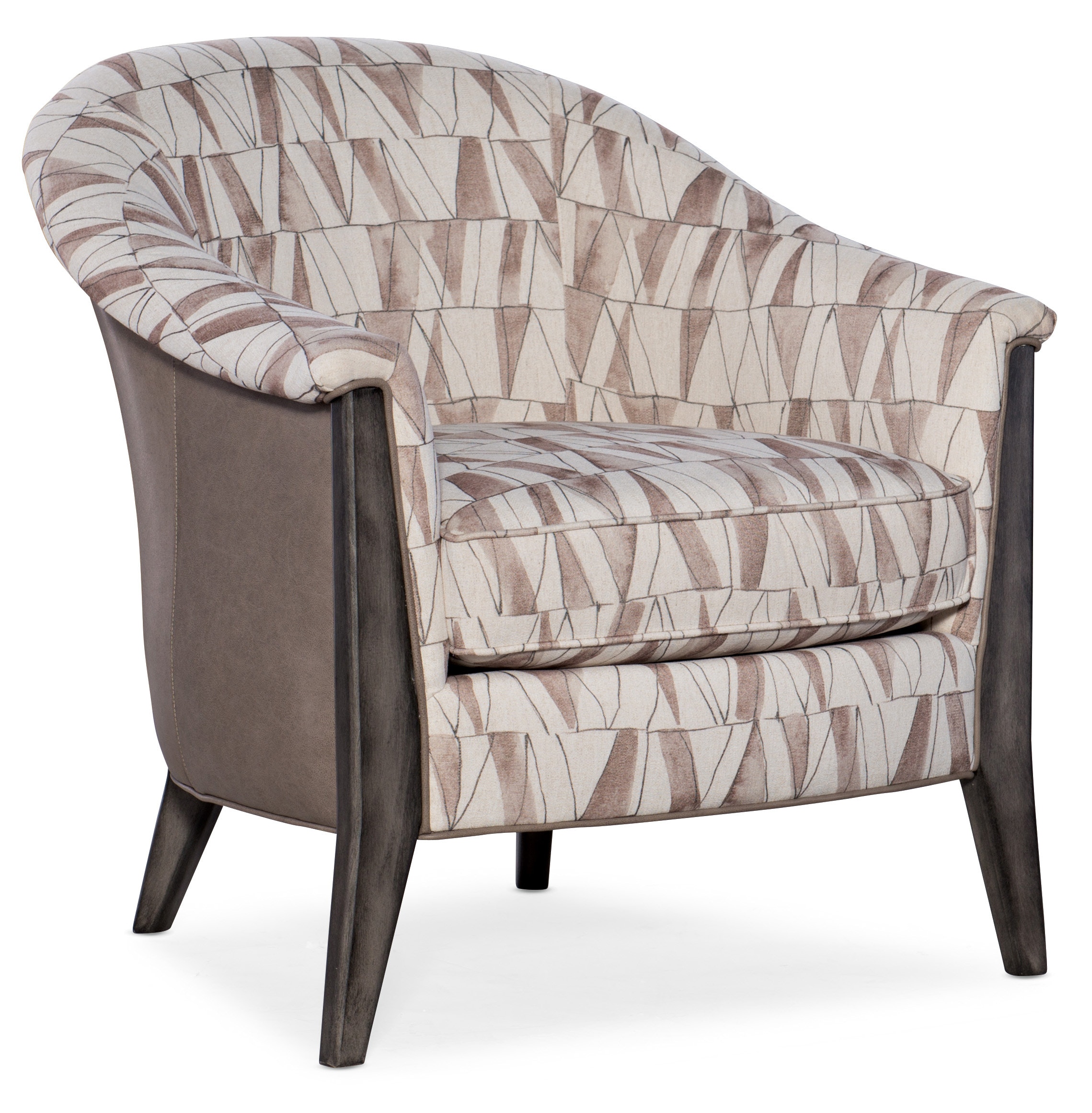 Exposed wood chair top