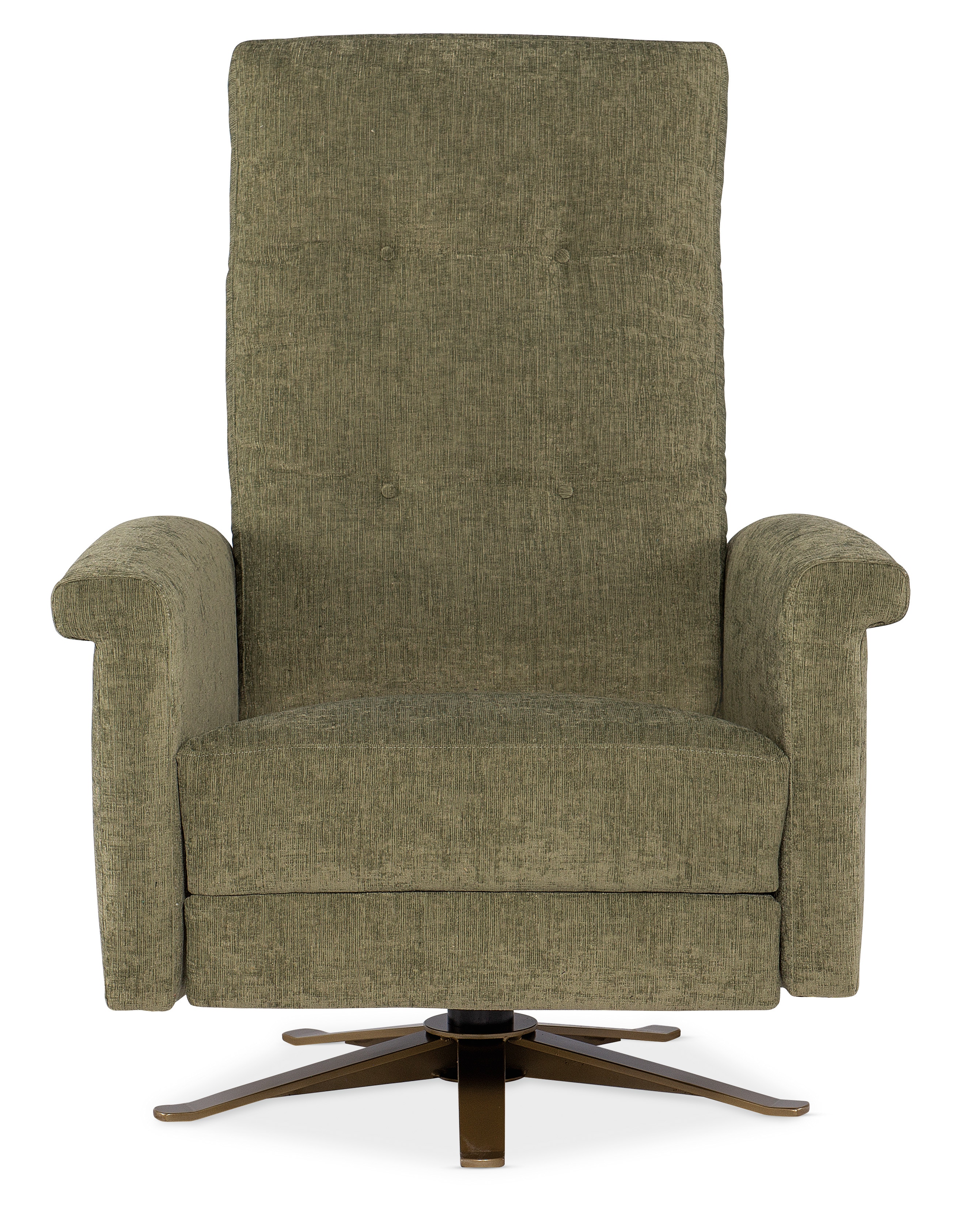Sam Moore 5765TBK Living Room Breck Tufted Back Swivel Recliner