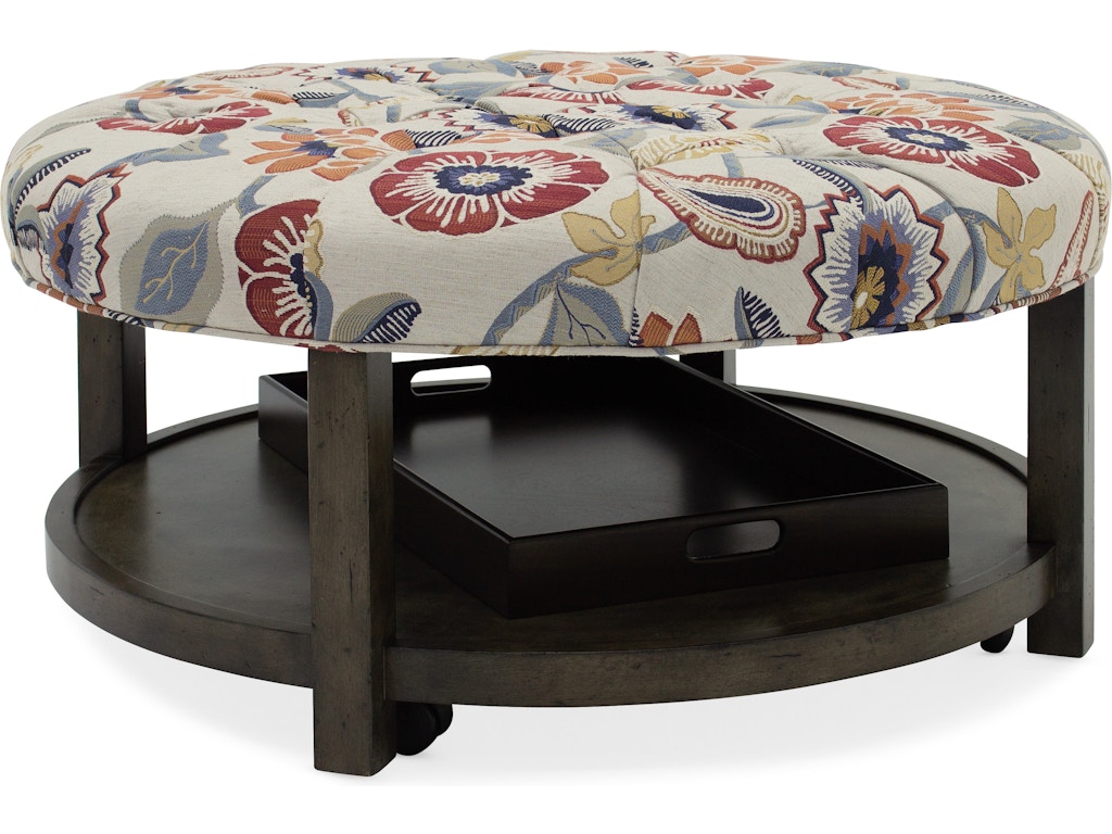 Harlow Round Tufted Ottoman KJ67010061