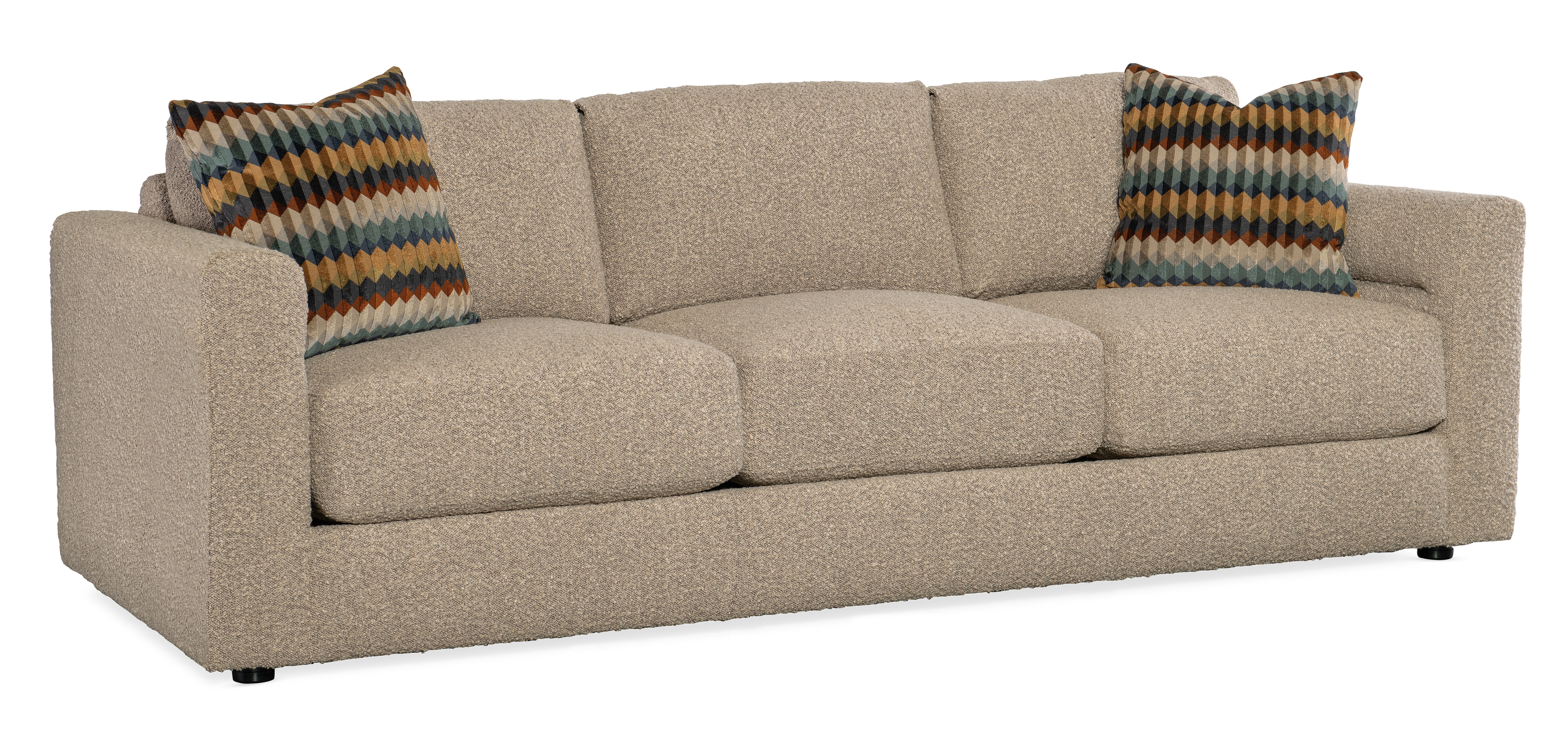 【3月期間限定出品】TRUCK FUNITURE HR SOFA Ashcroft Furniture Co Kunt 88 in. Round Arm 3-Seater Sofa in