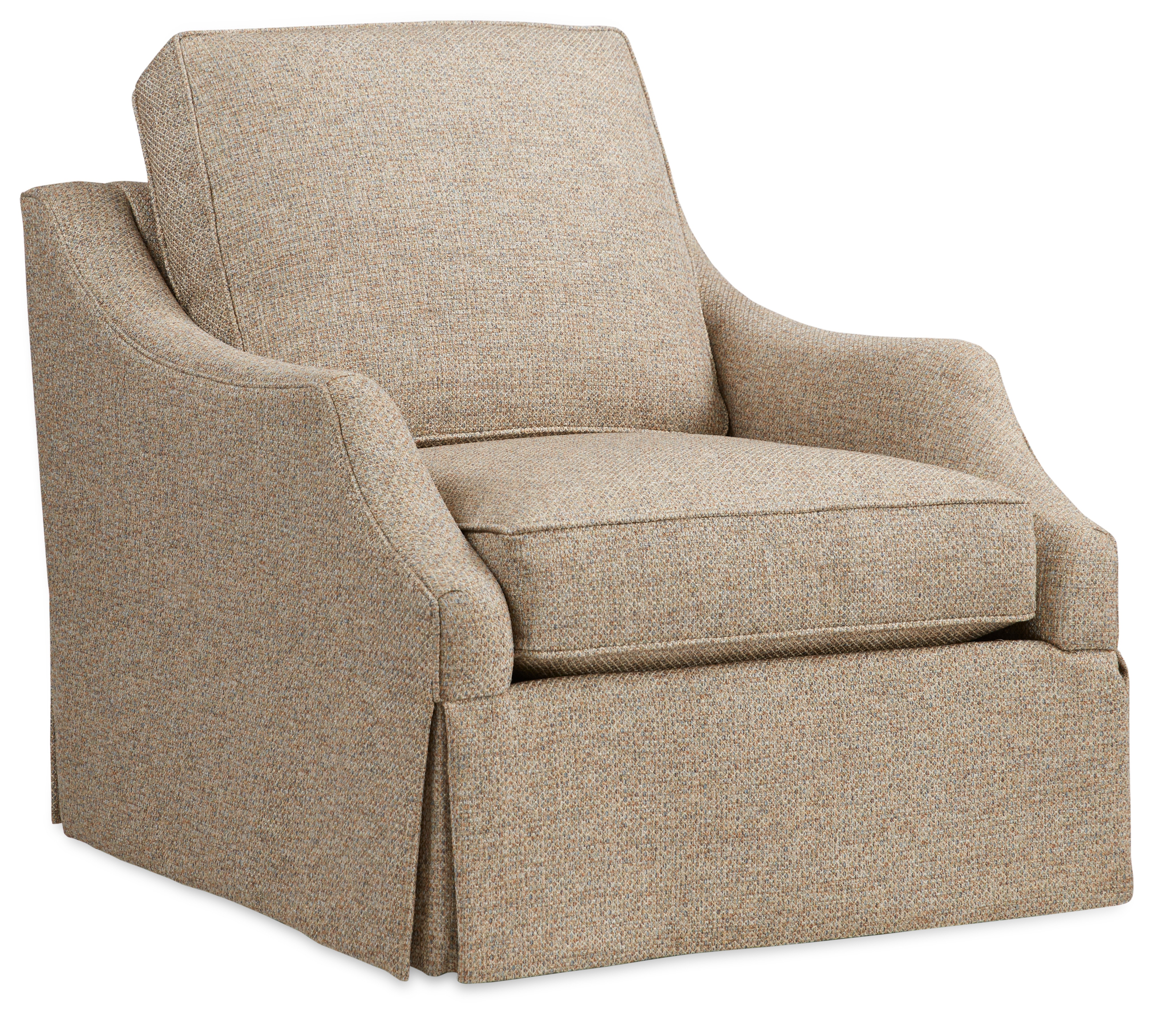 Sam Moore Bea Skirted Swivel Chair (Welt) SK32-009