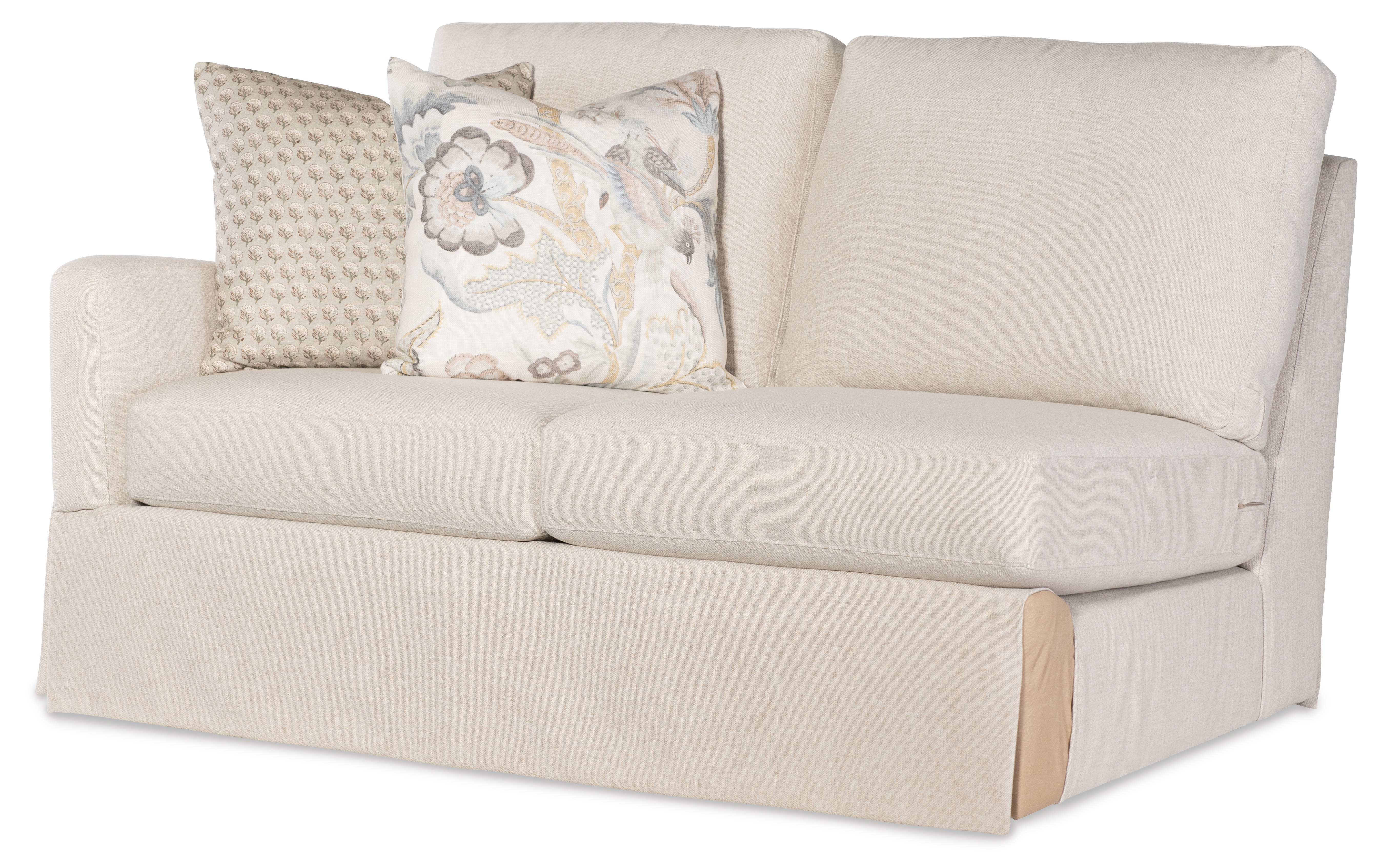 Sam Moore Vera Skirted Left Arm Facing Loveseat SK30-022