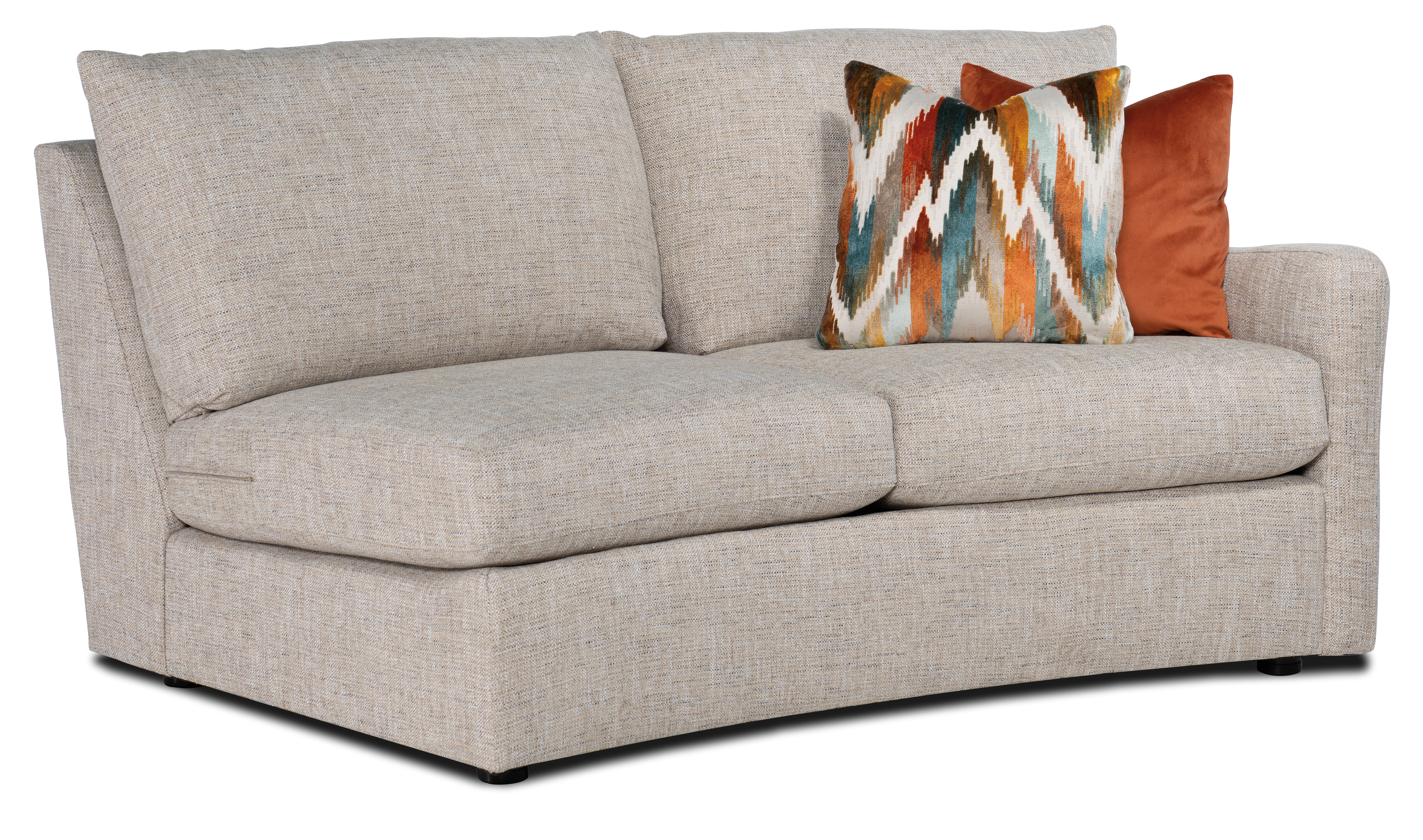 Sam Moore Dimitri Right Arm Facing Curved Loveseat LL20-064