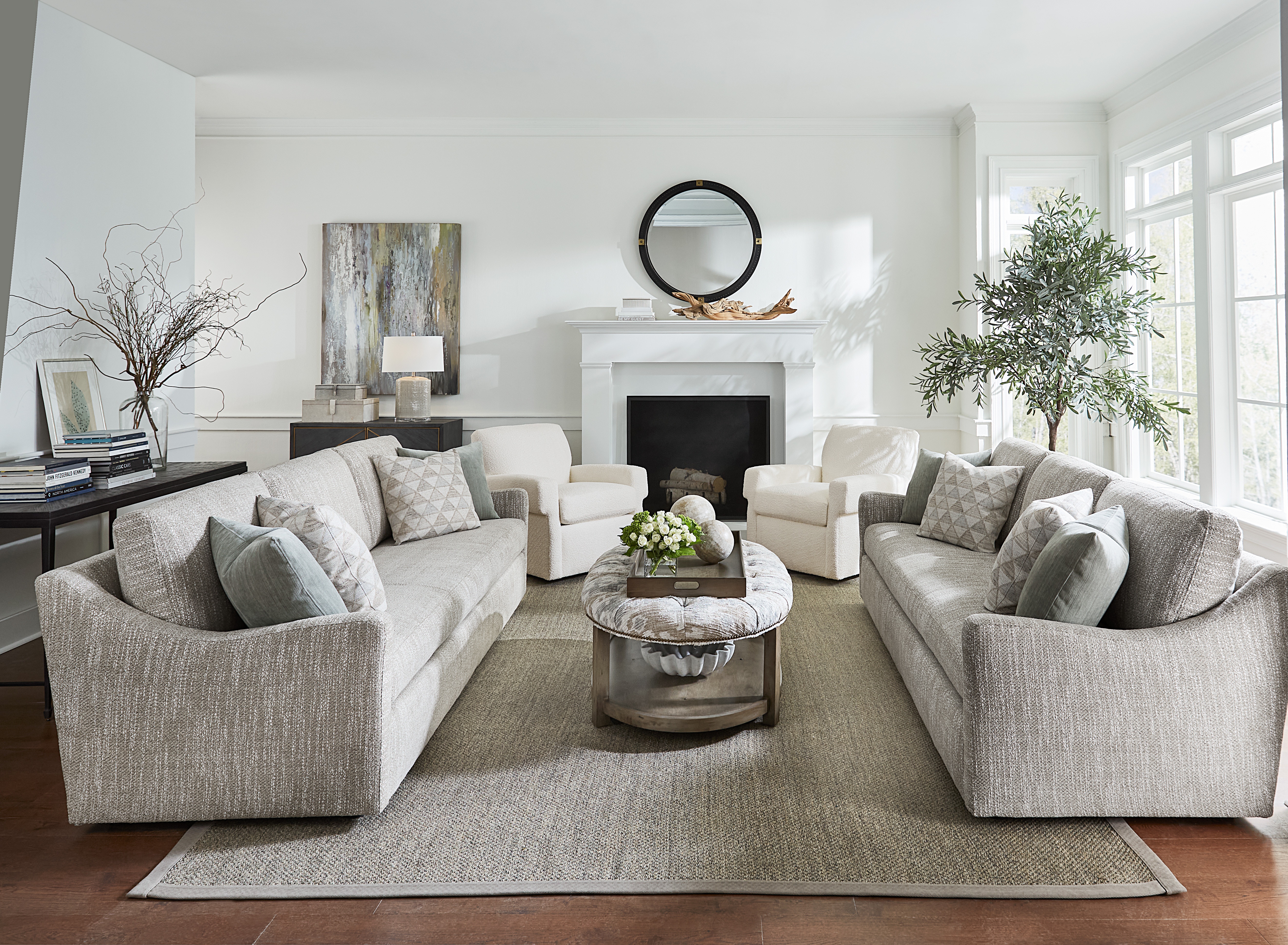 HF Custom Living Room Dimitri Grand Sofa LL20099 Woodstock Furniture