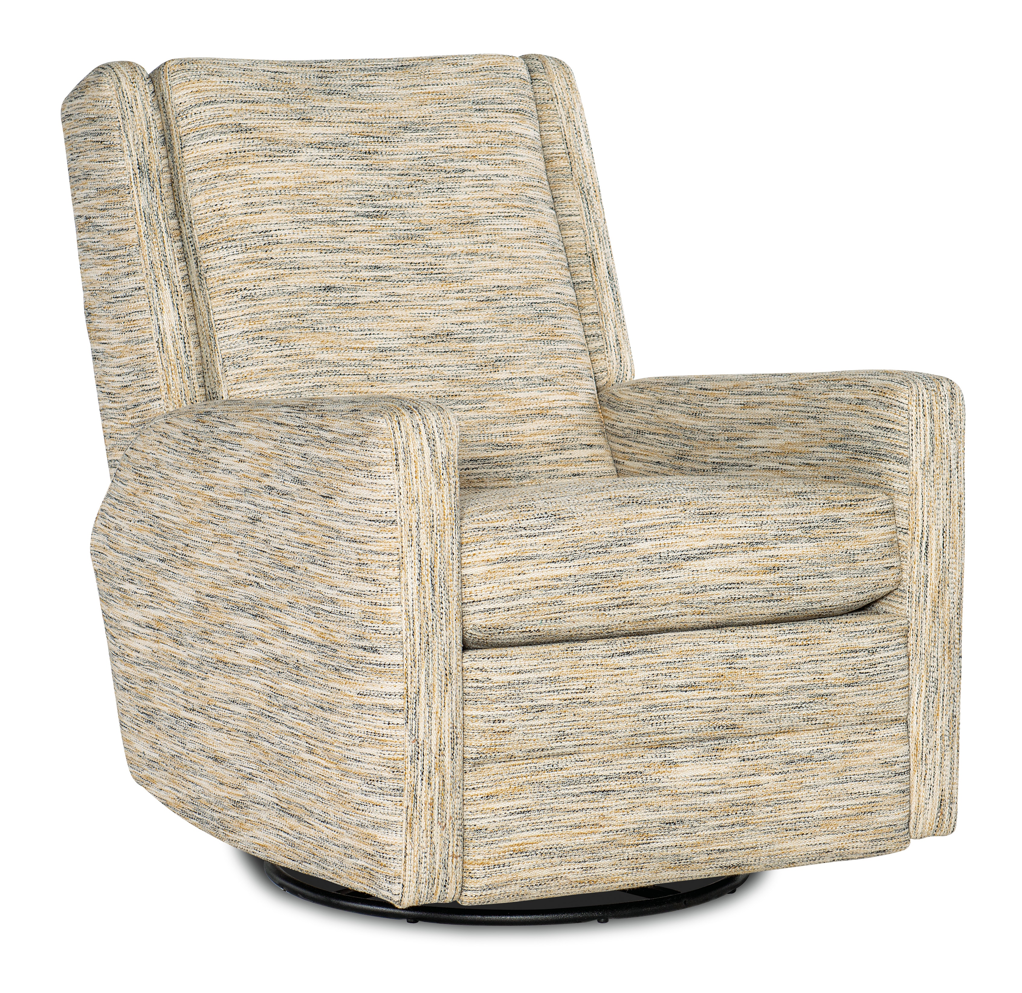 Lennox glider swivel with storage ottoman luca discount grey