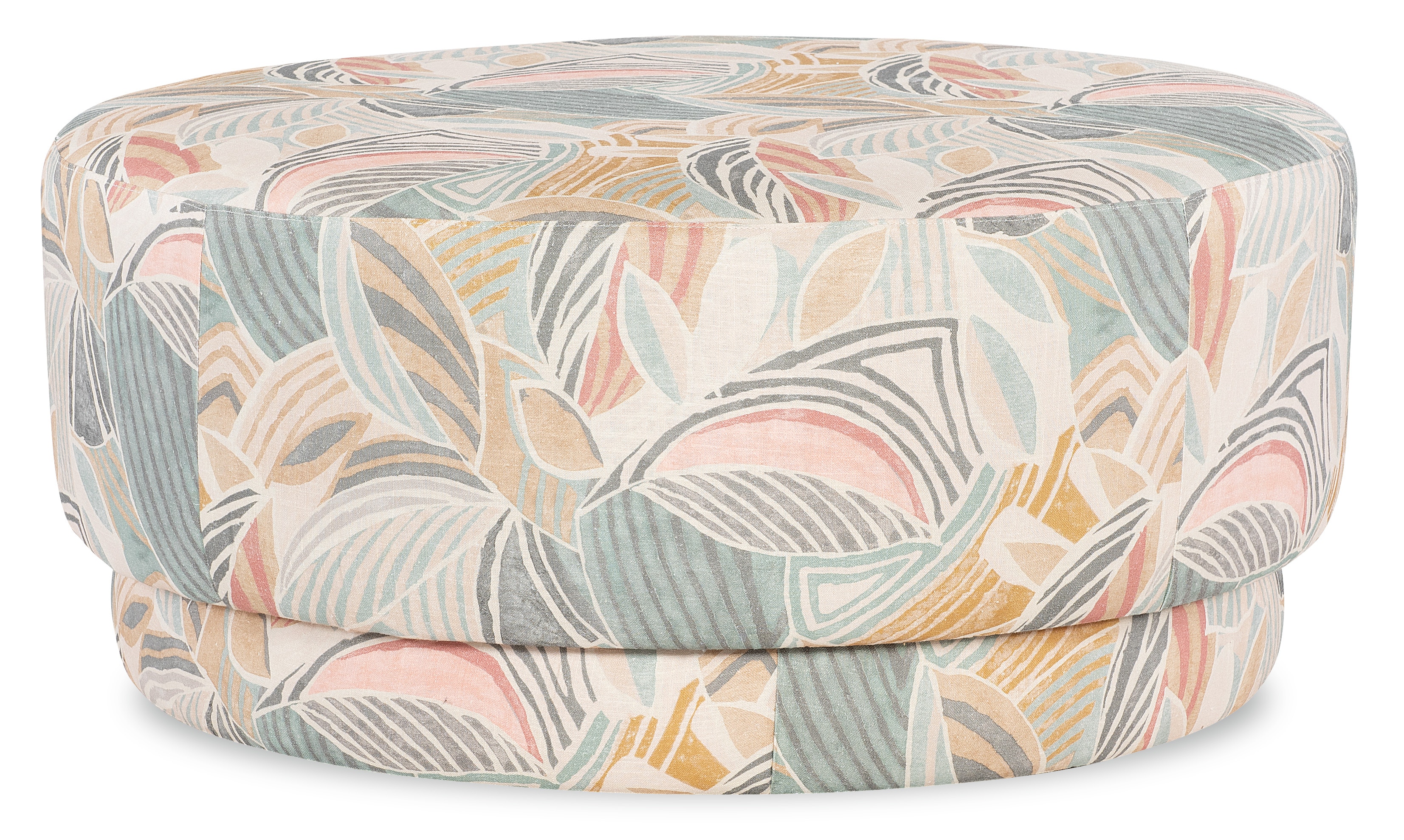  Silas Large Round Ottoman 
