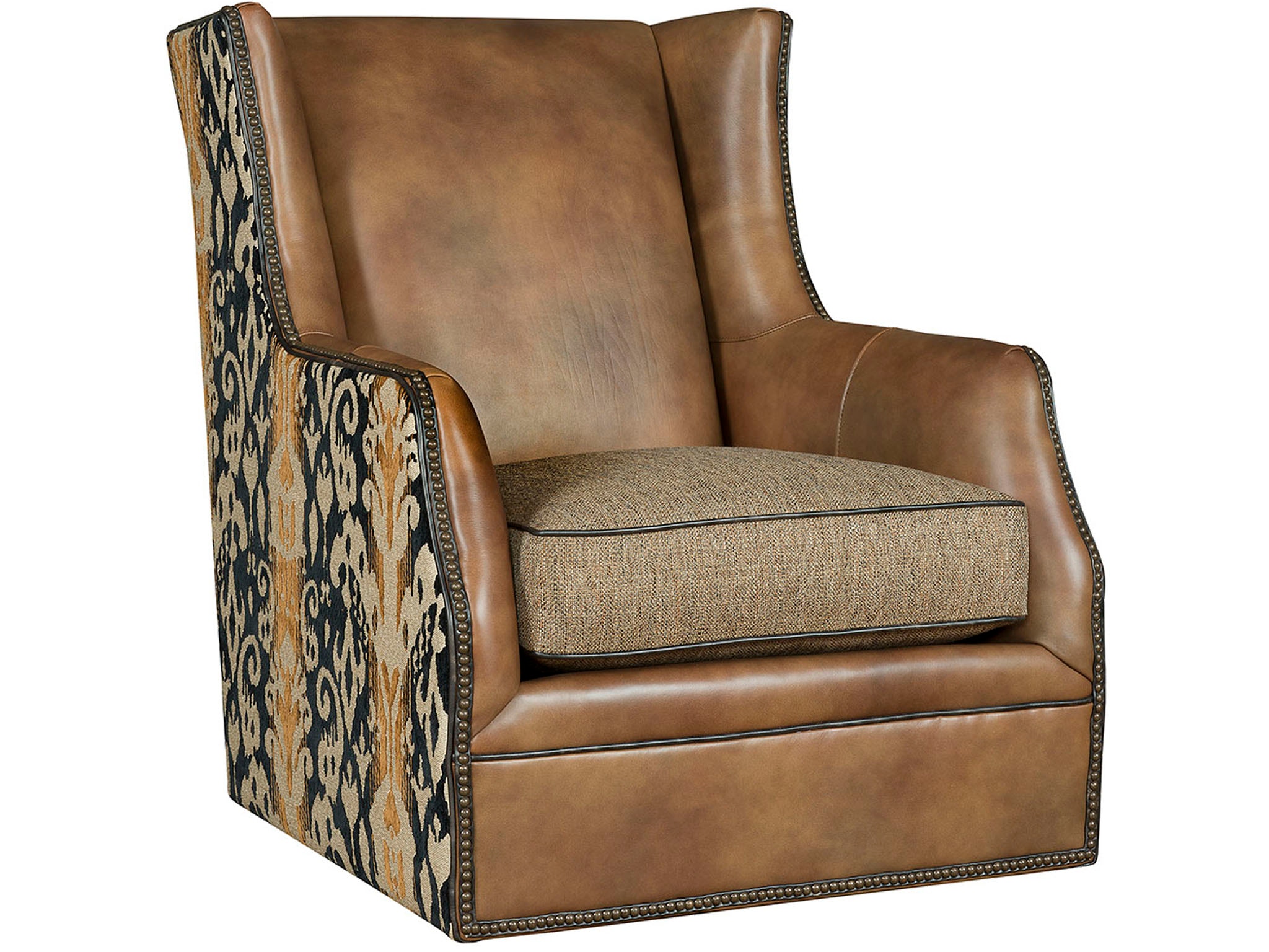 King hickory store leather chair