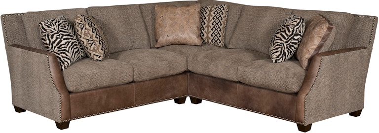 King Hickory Santiago Santiago Leather/Fabric Sectional 2300-LF-Sect