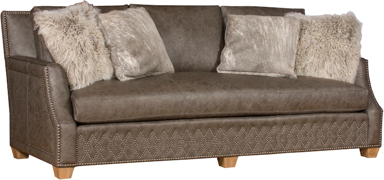 King Hickory Santiago Santiago Leather Bench Cushion Sofa 2350-L