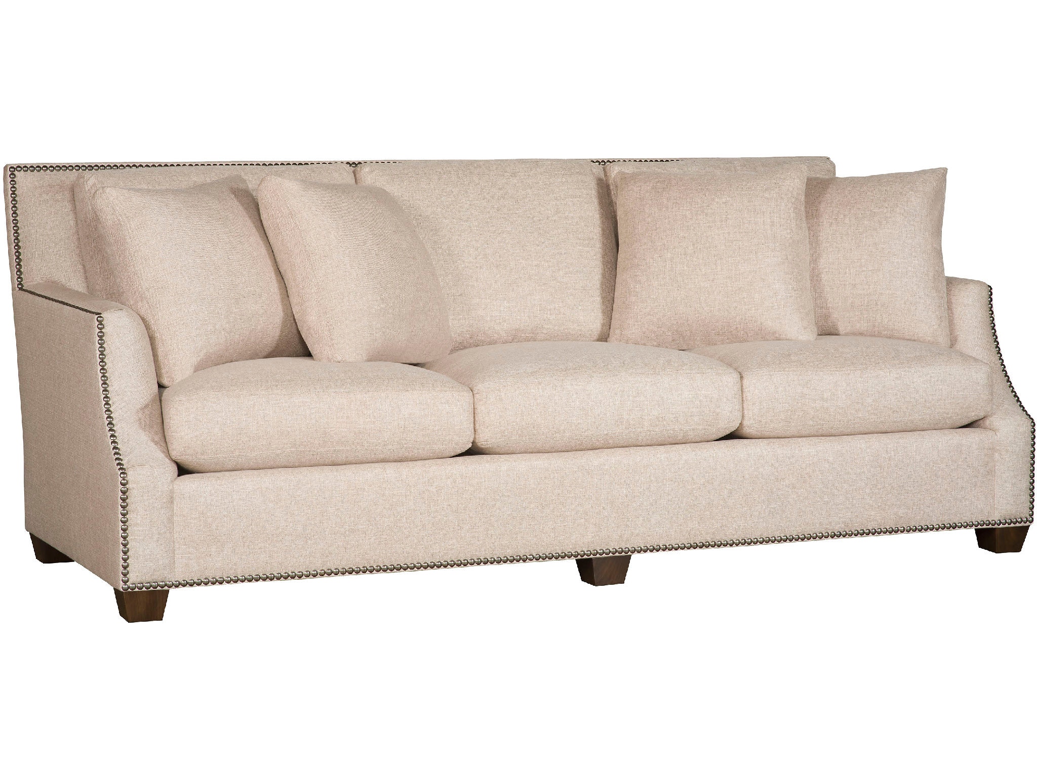 King hickory deals conversation sofa