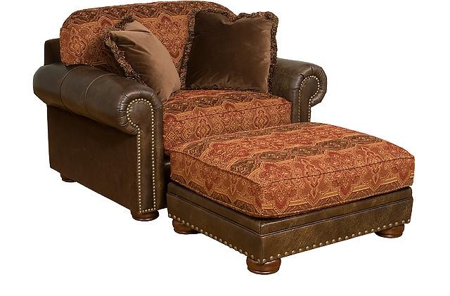 king hickory chair and ottoman