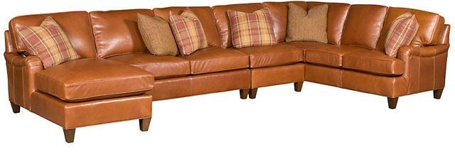 King Hickory Chatham 5900SECTL Chatham Leather Sectional
