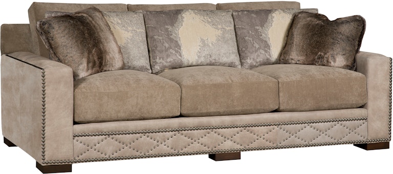 King Hickory California California Leather/Fabric Sofa 5800-LF