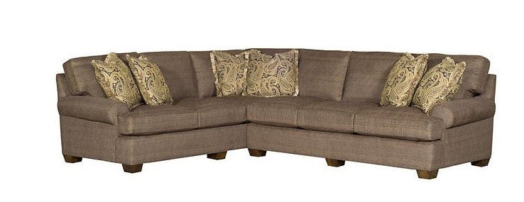 King Hickory Living Room Henson Fabric Sectional 6000SECT Schmitt