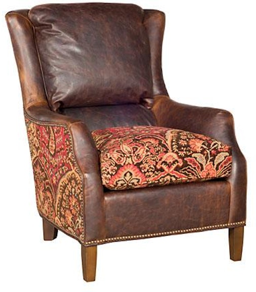 King Hickory Writer Writer Leather/Fabric Chair 621-LF