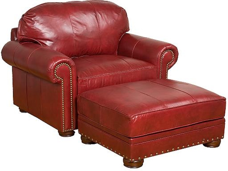 King Hickory Ricardo Ricardo Leather Chair And Half 9901-L