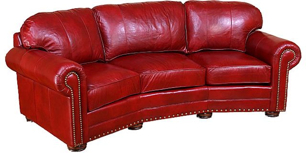 best home furnishings signature series leather conversational sofa