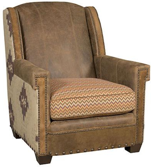King Hickory Mustang Mustang Leather Fabric Chair C44-01-LF