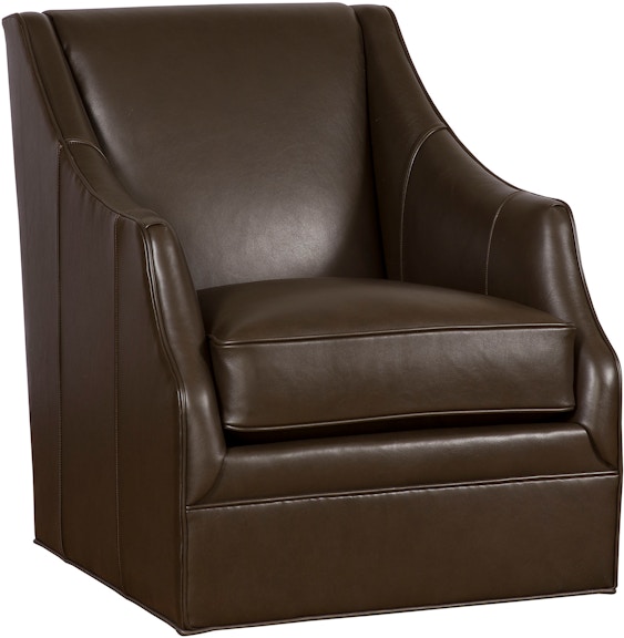 King Hickory Heather Heather Leather Swivel Chair C49-01-SL