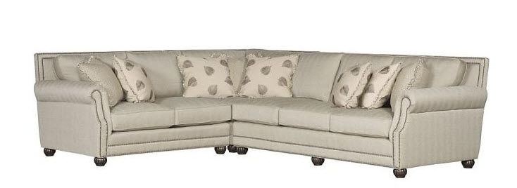 King Hickory Living Room Julianna Fabric Sectional 3000SECT North