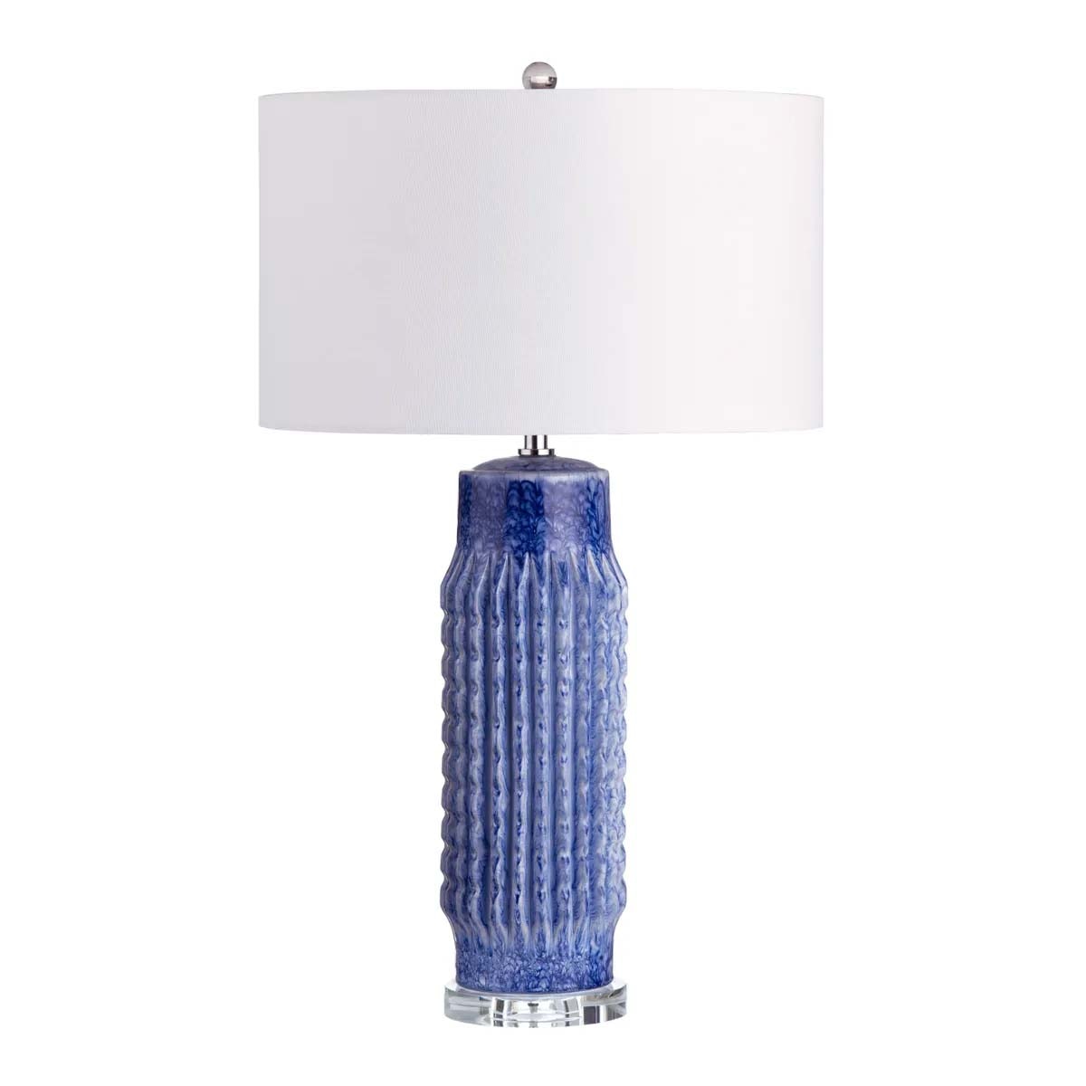 Crestview Blue Riverdale Table Lamp CVAP3262A
