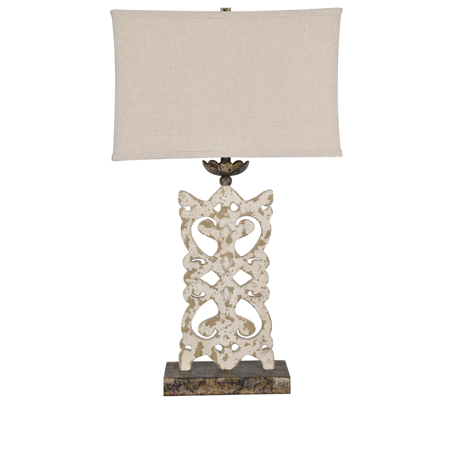 Crestview Lamps And Lighting Mariposa Table Lamp Cvavp1147 Hunter S Furniture Foley Orange
