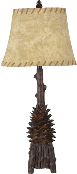Crestview The Standing Pinecone Table Lamp CVAVP1603 296750504
