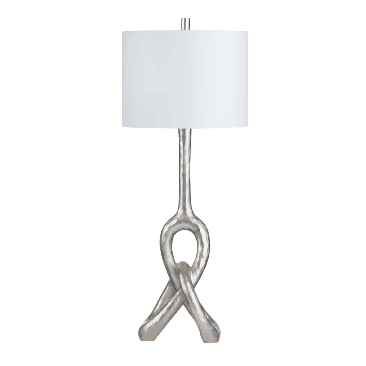 Crestview Silver St. James Buffet Lamp CVAVP2075B