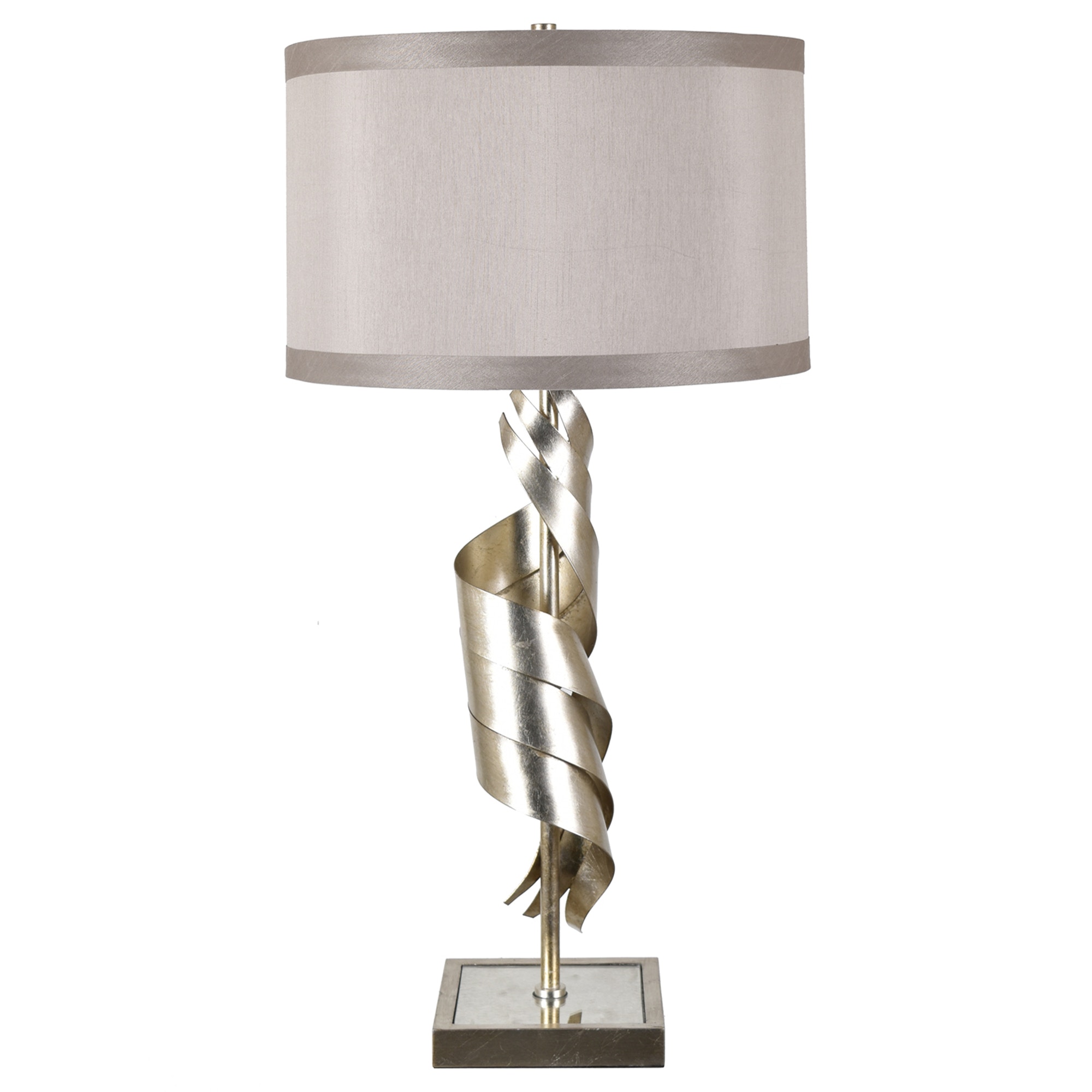 silver swirl lamp