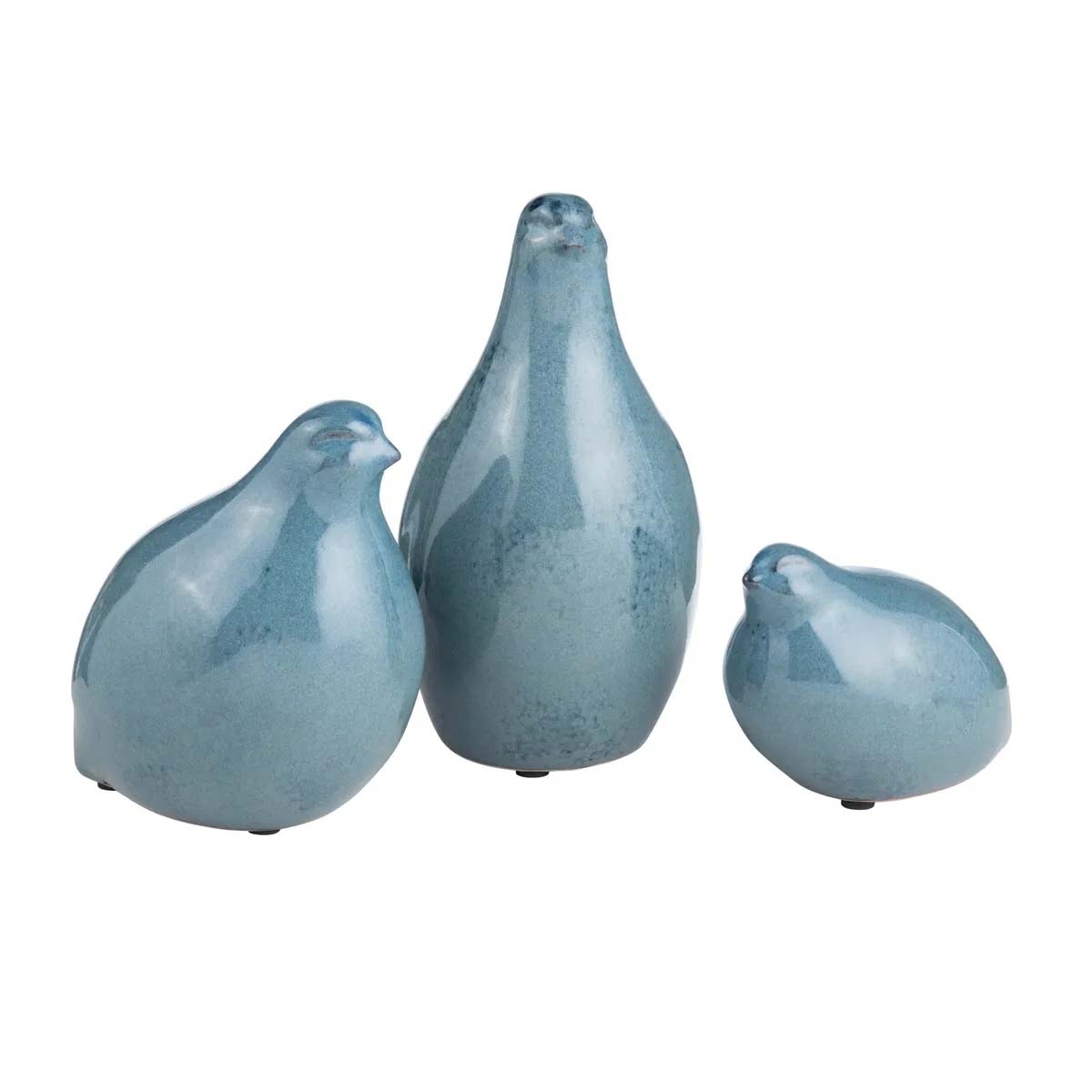 Crestview Blue Partridge Statues CVDZEP035B
