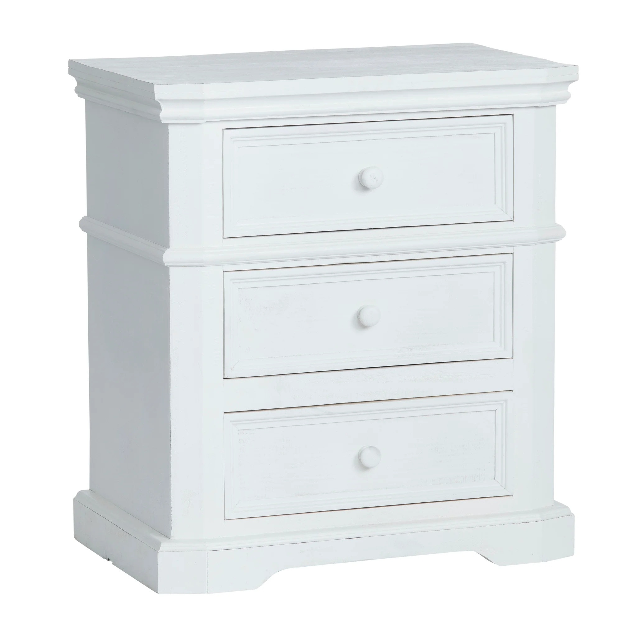 Crestview Bedroom 3 Drawer Nightstand CVFMR2243 Kendall Furniture