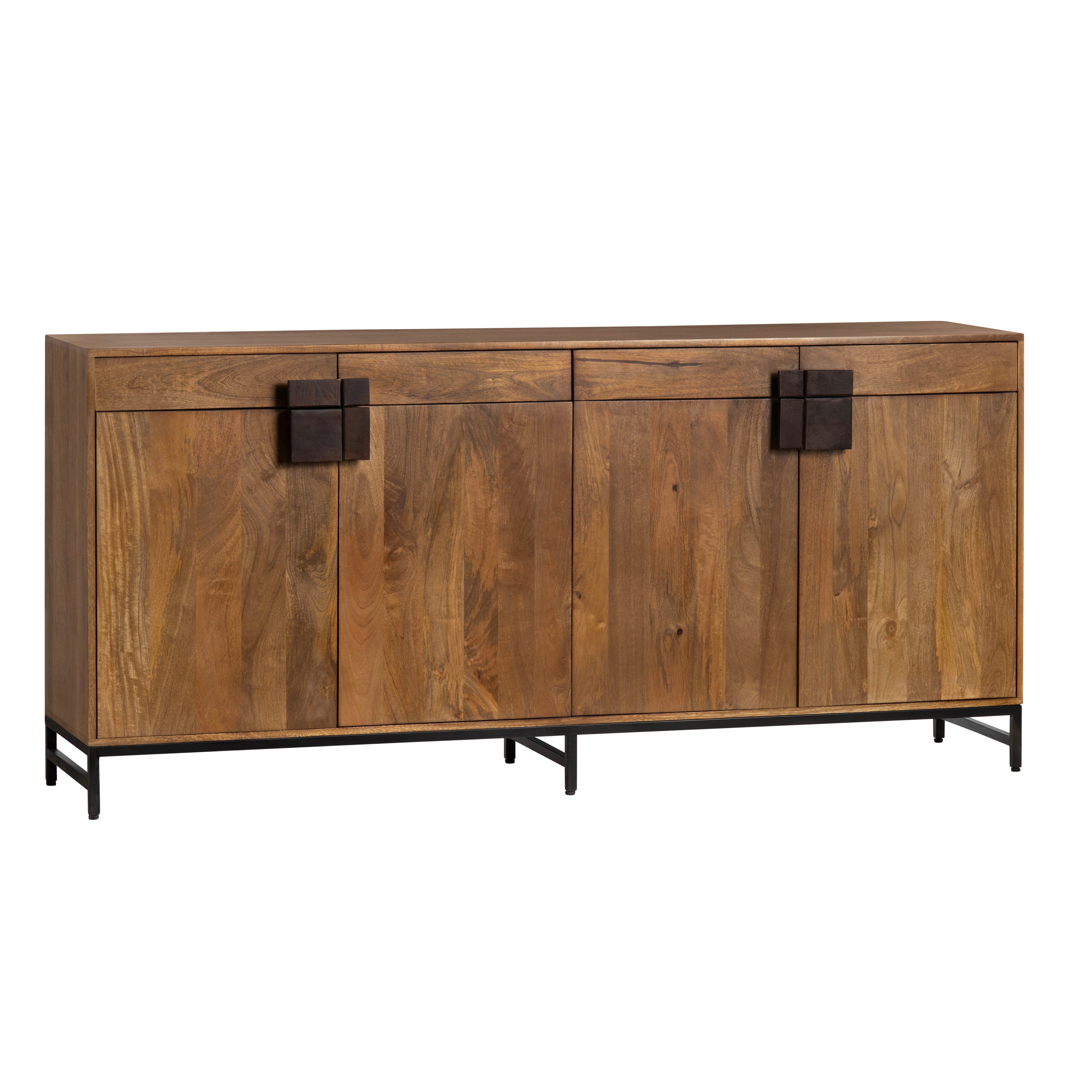Crestview Living Room Ventura 4-Door, 4-Drawer Media Credenza